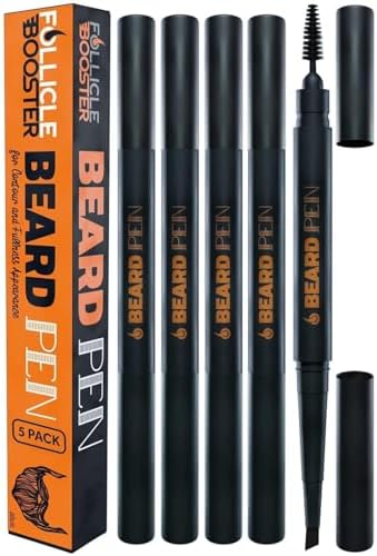 Beard Pen Filler for Men - Barber Styling Grooming Pencil - Deep Dark Brown by FollicleBoosterbythehairlossdude