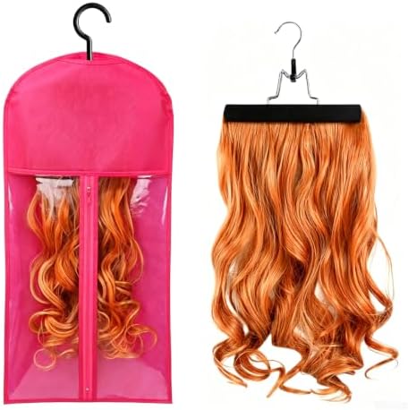 1PCS Wig Storage Hair Extensions Holder Hot Pink Color by NEYQ