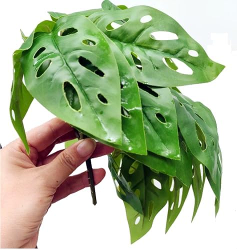 Fake Reptile Plants for Terrarium,Hanging Plant with Suction Cup - Image 2