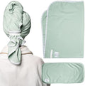 Curlfriend Collective Cotton Cloud T-Shirt Hair Towel Duo, Sage The Day by CurlfriendCollective