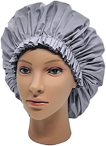 ELEBOX Premium Collection Super Jumbo Shower Cap Grey - Image 3
