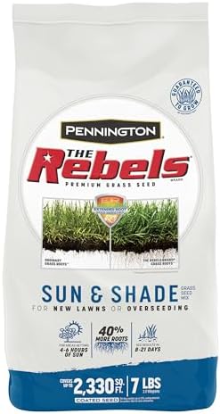 Pennington The Rebels Sun and Shade Grass Seed Mix, 7 Pounds by Pennington