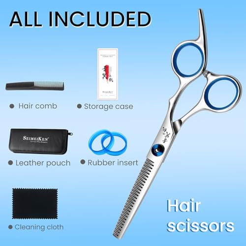 Hair Thinning Scissors, Professional 440C Thinning Shears - Image 7
