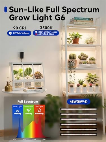 Grow Lights for Indoor Plants, LED Grow Light Bar Full Spectrum - Image 4