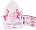Melissa & Doug Wooden Beauty Salon Play Set, 18-Piece Vanity with Pretend Play Toys, Makeup, Mirror, Accessories & More, Preschool Toys for Girls & Boys Ages 3+ - FSC Certified by Unknown