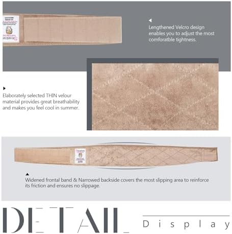 Dreamlover Headband for Wigs, Wig Grip Headband for Women, Tan - Image 4