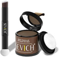 Sevich Hairline Powder 10g with Brush, Instantly Conceals Hair Loss & Thinning & Gray, 48H Waterproof Root Touch Up Powder, Natural Hair Shadow Toppers for Women & Men, 1 Box = 2.5 Boxes,Med Brown by SEVICH