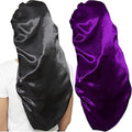 Wbfwbb 2 Pcs Silk Bonnet for Women Satin, Soft Elastic Band Silky Sleeping Cap Big Bonnets for Braids by Wbfwbb