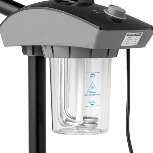 Facial Steamer,Aromatherapy Humidifier Face Spa Mist Steam,Black - Image 2
