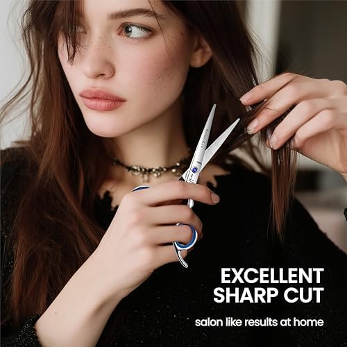 Hair Cutting Scissors, 6" Haircut Scissors - Image 6