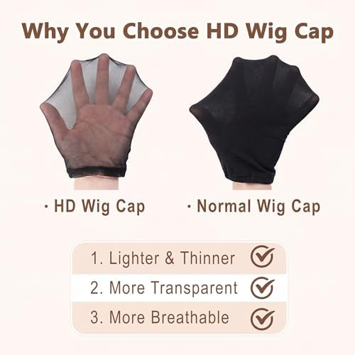 TaShow 30 Pcs Wig Caps for Women, Black Lace Front Stocking Caps - Image 2