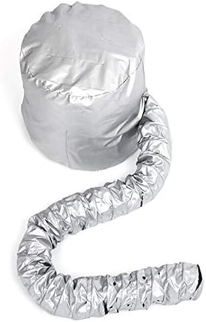 Safety Hair Dryer Cap Portable Soft Drying Salon Baking Oil Hat for Hand Held Hair Dryer Attachment Home (Silver) by Unknown
