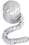 Safety Hair Dryer Cap Portable Soft Drying Salon Baking Oil Hat for Hand Held Hair Dryer Attachment Home (Silver) by Unknown