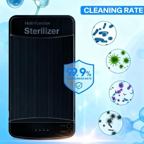 Nail Tool Sterilizer Box, ALLGLAM Portable Sterilizing Box for Nail Manicure Tools, Beauty Tweezers, Tattoo,Mobile Phone Cleaning (Black) - Image 5