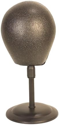17inchs Styrofoam Mannequin Head (1 Pack) -Black Foam Wig Stand for Wigs, Hats, Masks, Hairpieces, Arts, Crafts, DIY Projects, Salon Display, and Travel Use (FD01-Black mask) - Image 4