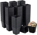 250 Packs Square Nursery Pots for Plants 2.8 Inch Seedling Pots by Unknown