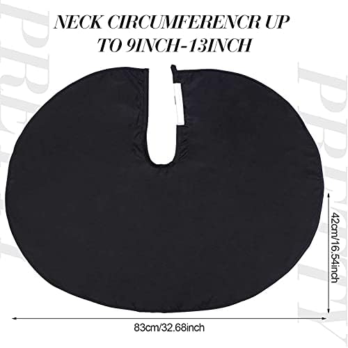 3 Pieces Makeup Capes for Clients Makeup Bibs Comb-out Beard Aprons Hair Dye Aprons Styling Shampoo Capes Hair Salon Shorty Cape Barber Short Smock for Hair Beauty Artist Accessories, 3 Colors - Image 4