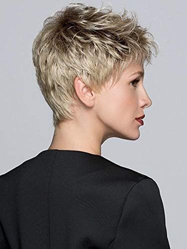 Tab Petite Cap Wig Color Mocca Rooted - Ellen Wille Wigs 3" Short Layers Precision Cut Spiked Pixie Monofilament Crowne Lace Front Natural Hairline Womens Peluca Bundle MaxWigs Hairloss Booklet - Image 5