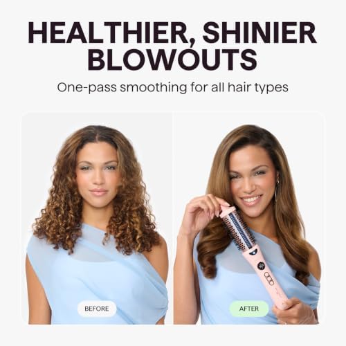 Wavytalk Steam Thermal Brush Steamlift Pro for Salon Blowout Look, 1.57" - Image 2
