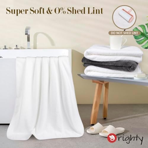 Orighty Bath Towels, Soft Feel Bath Towel, 4 Pack (27'' x 54'') - Image 2
