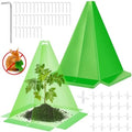 20 Packs 12"x 8" Garden Cloches for Plants,Plant Protectors from Animals by WelcometoGJQ%EF%BC%81