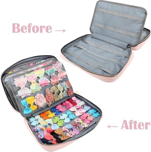 Micom Hair Accessories Storage Bag For Baby Girls, Hair Bow Organizer - Image 4