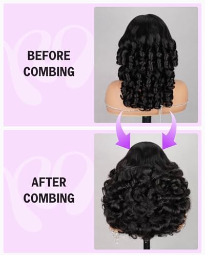6x6 Glueless Lace Front Wig Human Hair 16 Inch Curly - Image 5