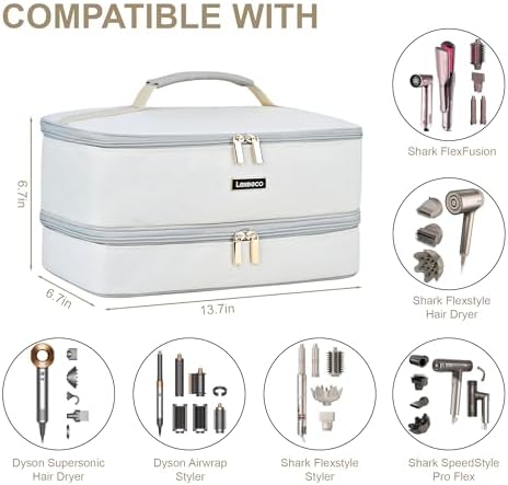 Lexeeco Hair Dryer Tools Travel Bag for Shark Flex Style Fusion Attachment - Image 3