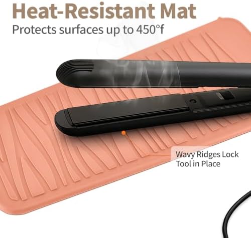 Silicone Heat Resistant Travel Pouch for Straighteners, Crimping Irons, Curling Wands, Flat Irons, and Hair Styling Tools - Image 6
