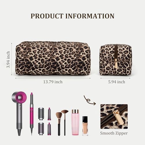 HiTotes Hair Tools Travel Bag Compatible with Dyson Airwrap Cute Floral Travel Case for Shark Flexstyle Hair Tools Organizer - Image 3