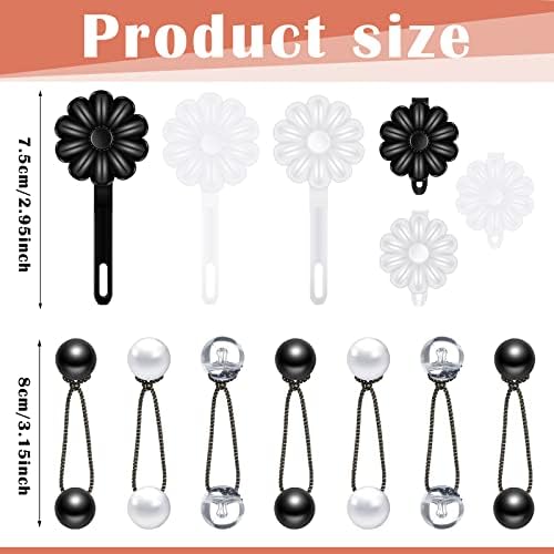 Jutom 72 Pcs Hair Barrettes Balls for Girls Self Hinge Hair Ties Bubble - Image 2