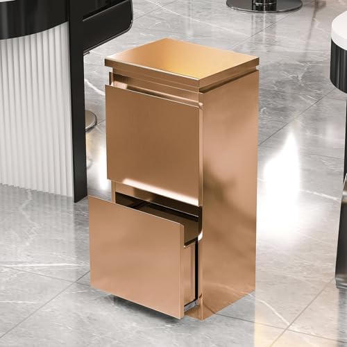 Stainless steel Beauty Salon Storage Cabinet, 3 Drawers Barber Salon Station for Hair Stylist, Barber Salon Station Styling Station Equipment, Barber Shop Beauty Spa Tattoo Tool Storage Cabinet by Unknown