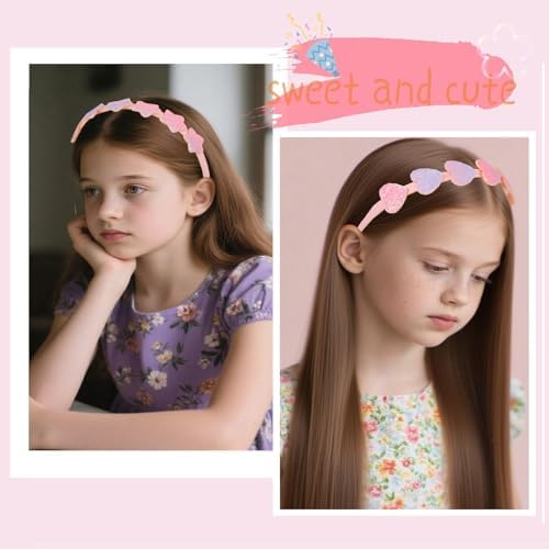 6 PCS Girls Headbands Sweet Girls Hair Accessories - Image 7