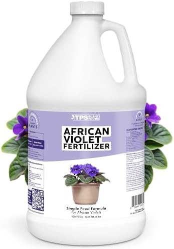 African Violet Fertilizer, Liquid Plant Food for More Blooms, 1 Gallon by TPSNutrients