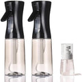 3 Pack Spray Bottles, 2-Pack Continuous Spray Bottles,Fine Water Mist Spray Bottles for Hair 6.8 OZ (200 ML) and 1oz 30ml Travel Spray Bottle Mister for Cleaning,Hairstyling,Plants,Barbers,Black by Unknown