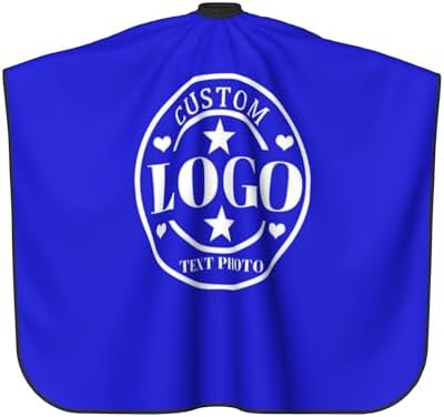 Custom Barber Cape Customized Haircut Capes Logo Text Photo Salon Hairdressing Apron for Home and Barbershop - Image 2