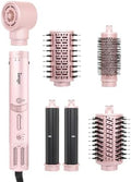 L'ANGE HAIR TurboStyle 5-in-1 Air Styler & Hair Dryer, Auto-Curlers, Blush by LANGEHAIR