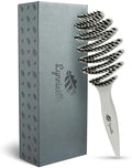 Natural Boar Bristle Hair Brush for Fine Hair - A Great Gift by Lynnie%C3%ABlle