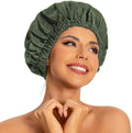 Edoneery Shower Caps for Women Reusable Waterproof, Shower Hair Cap by Edoneery