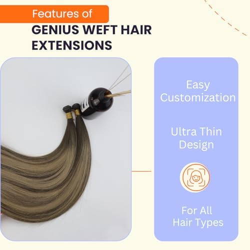Full Shine Hand Tied Weft Hair Extensions Human Hair 22 Inch 120g - Image 3