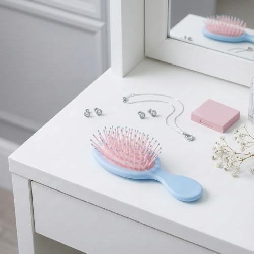 12 Pack Mini Hair Brush Bulk, Travel Hair Brush for All Hair Types - Image 6
