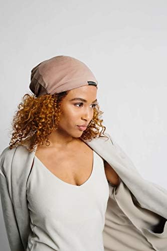 Grace Eleyae GE Women's Satin Lined Sleep Cap Slap Silky Beanie Soft Smooth & Stylish Hair Care Hat - Image 6