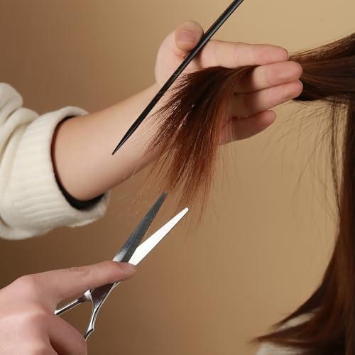 15 pcs Hair Cutting Scissors Professional, Thinning Shears for Hair Cutting, Stainless Steel Barber Scissors, Lengnoyp Haircut Scissors Hair Cutting Kit for Women, Men - Image 4