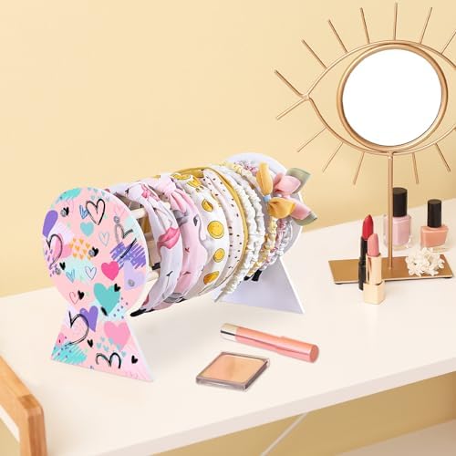 Basumee Headband Holder - Hair Accessories Organizer for Girls' Headbands, Hair Hoops, and Room Decors - Image 4