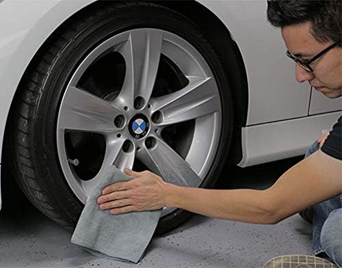 Chemical Guys MIC35203 Workhorse Professional Grade Microfiber Towel, Gray (Safe for Car Wash, Home Cleaning & Pet Drying Cloths) 16" x 16", Pack of 3 - Image 3