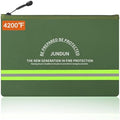 JUNDUN Fireproof Document Bags,14.2”x 10.0”Waterproof Fireproof by JUNDUN