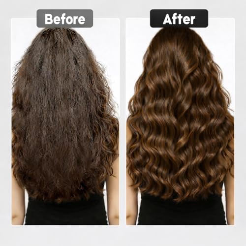 Curl Defining Brush for Curly Hair, Vented Detangling Hair Brush for Wet and Dry Styling, Curved Brush for Shaping and Smoothing Curl Clumps, Lightweight Hair Brush (9118 Black) - Image 4