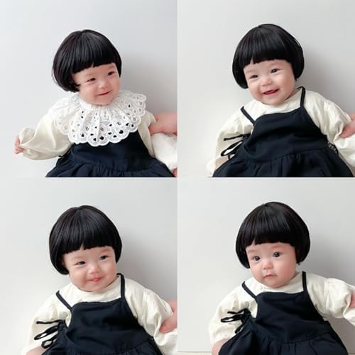 Girls Hair Wig Fashionable Hair Accessory for Girls Cosplay Wig Headdress Synthetic Short/Curly Hairpiece Girl Cosplay Hat - Image 3