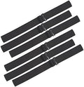 Adjustable Straps For Wigs And Making Wigs，Adjustable Wig Bands (Black, 1‘’ x 6pcs) by JIUSERLU