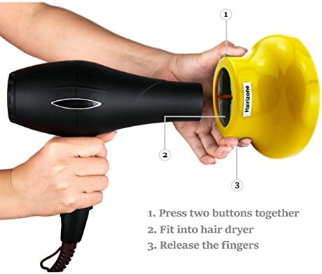 Hairizone Universal Hair Diffuser, Lemon - Image 3
